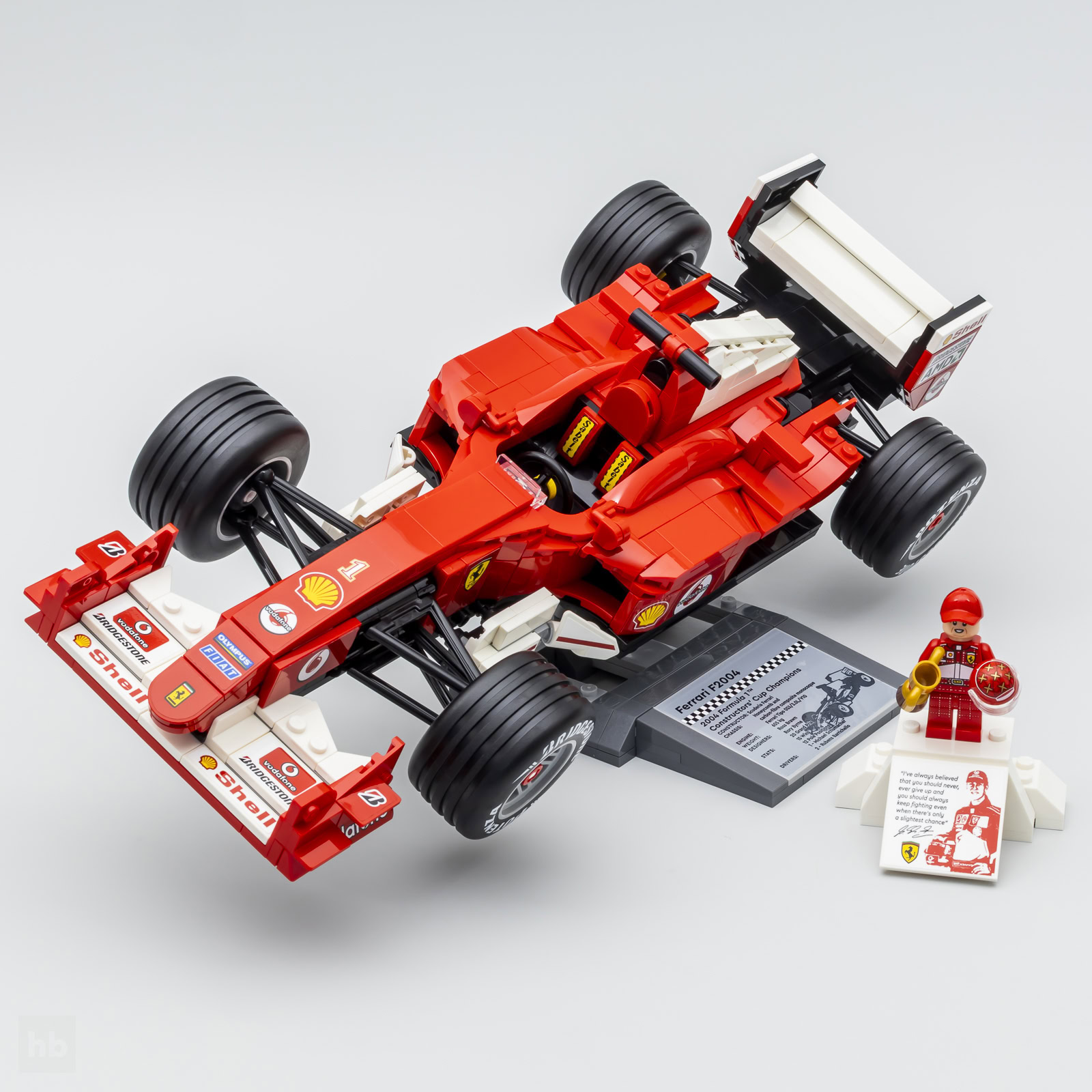 ▻ すぐにテスト済み: LEGO ICONS 11375 フェラーリ F2004 & ミハエル